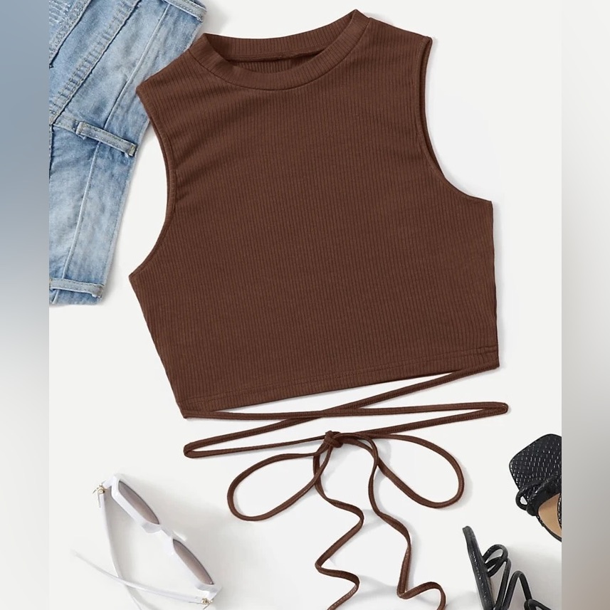 2 Tanks!! Brown And Pink
